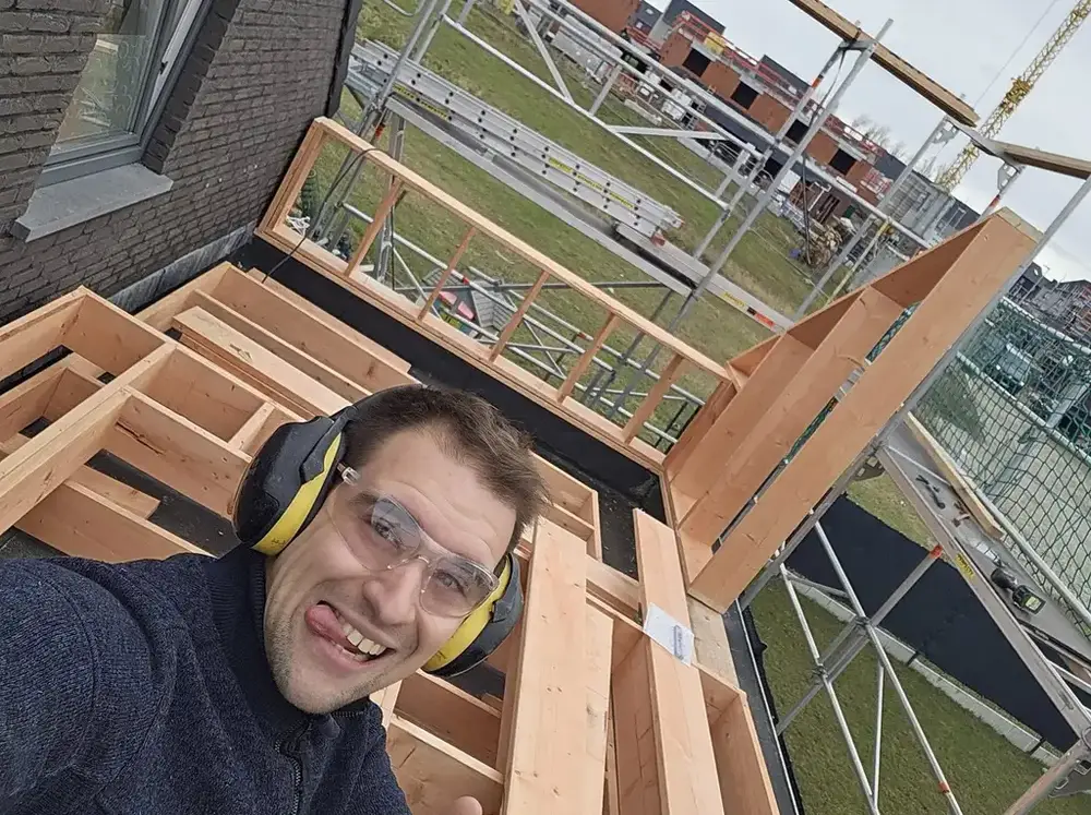 Toiture — chantier Michaux