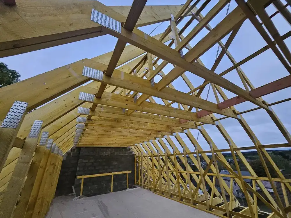 Charpente — chantier Michaux